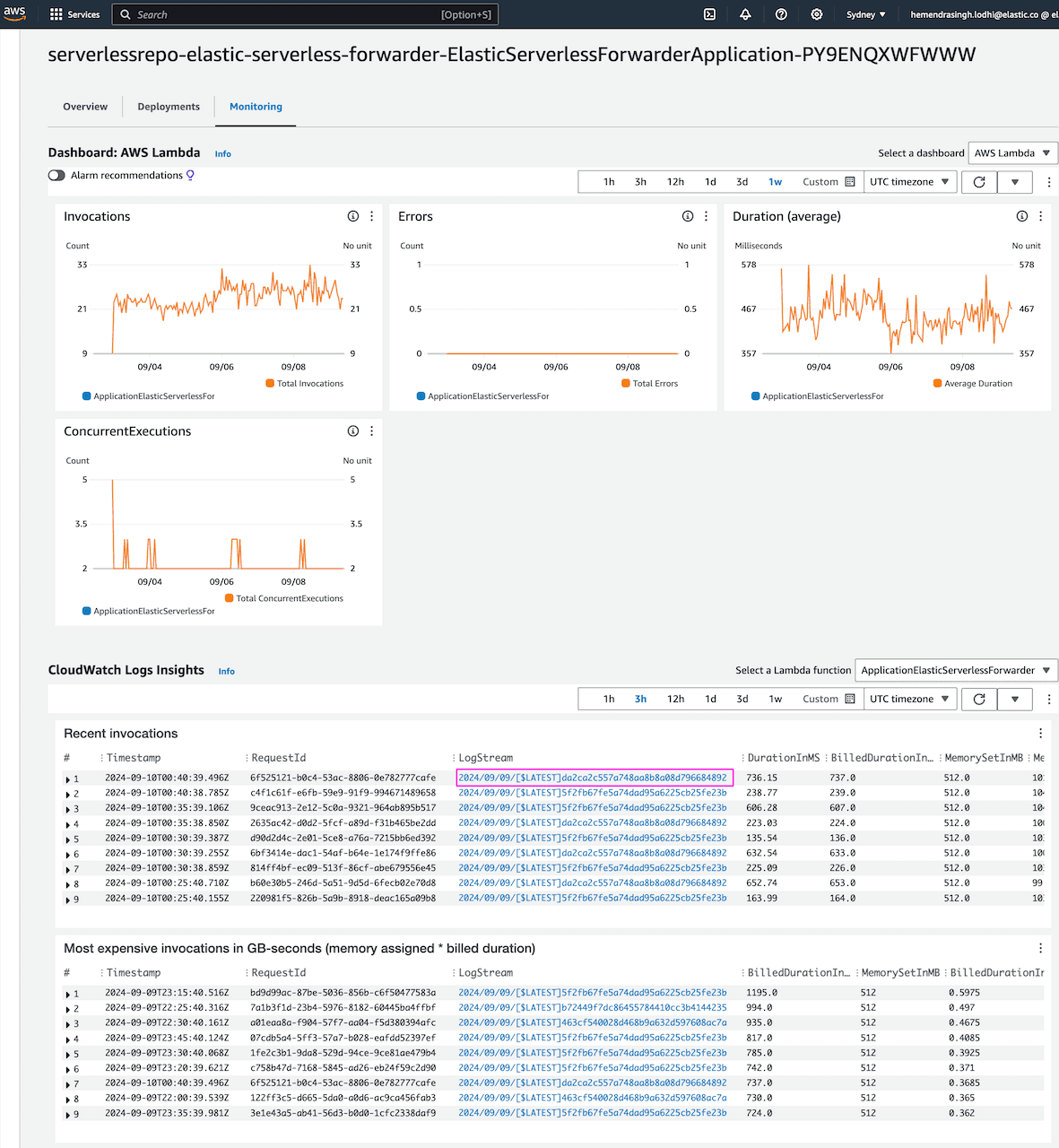 LogStream for detailed information