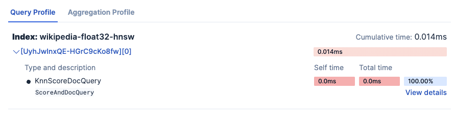 Vector search for a cached query